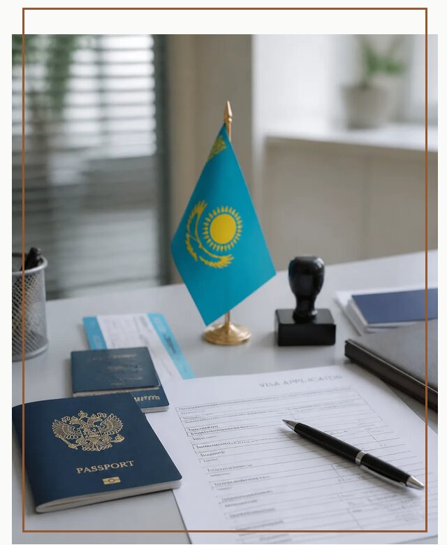Оформление визы в Казахстан для поездки и работы в Кунгуре