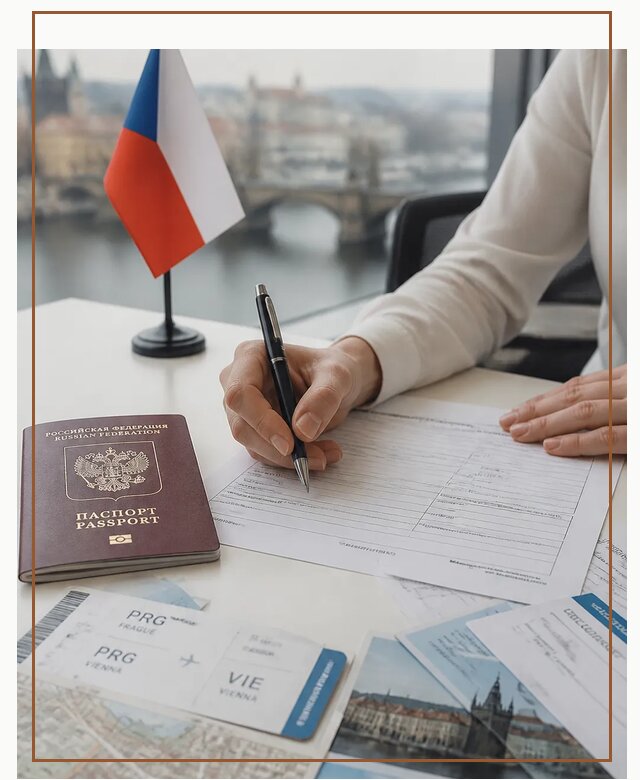 Оформление визы в Чехию под ключ для поездки в Кунгуре